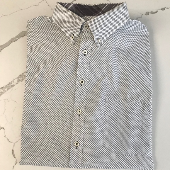 Lipson Custom Made Men’s Long Sleeve Shirt 18” Button Down 💯 % Cotton - Picture 1 of 8